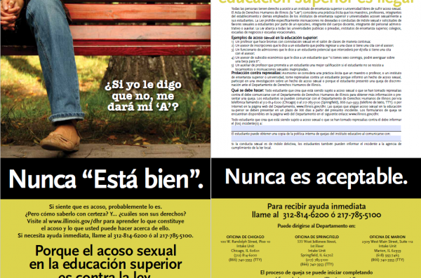 Sexual Harassment Poster in Spanish (1)